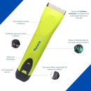 Máquina de Tosa Sem Fio EV-MT2 Veterinária