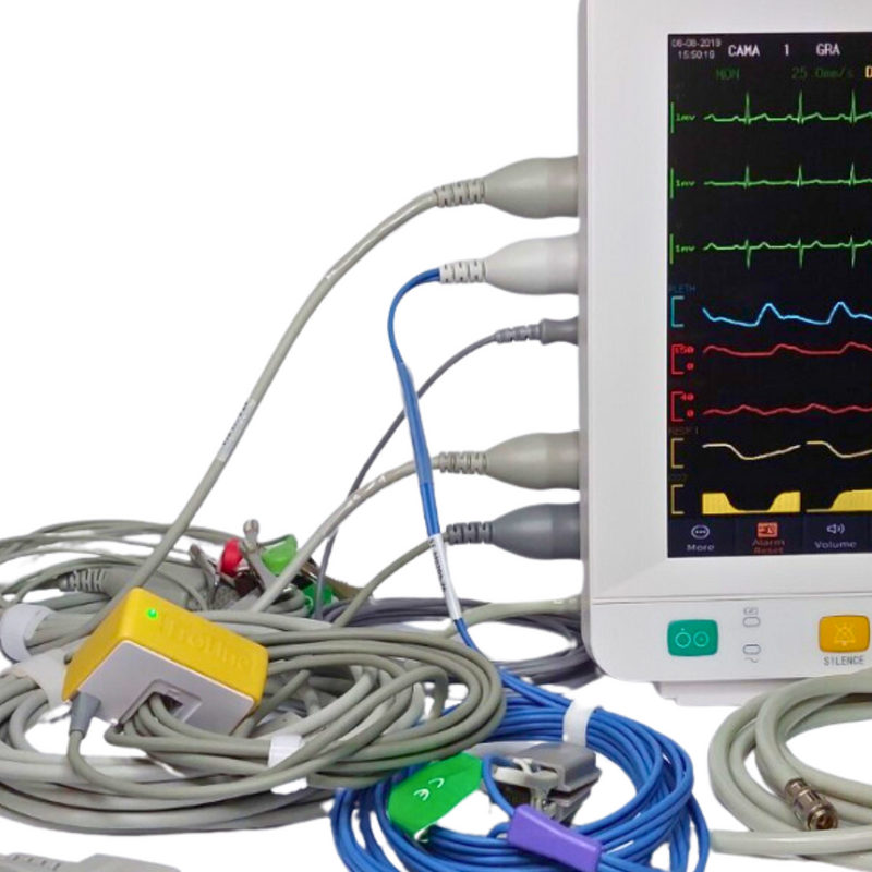 Monitor Multiparamétrico 12" EM-MM12 Veterinário