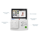 Eletrocardiógrafo 3 Canais 12 Derivações EV-EC1 Veterinário