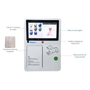 Eletrocardiógrafo 6 canais 12 Derivações EV-EC2 Veterinário