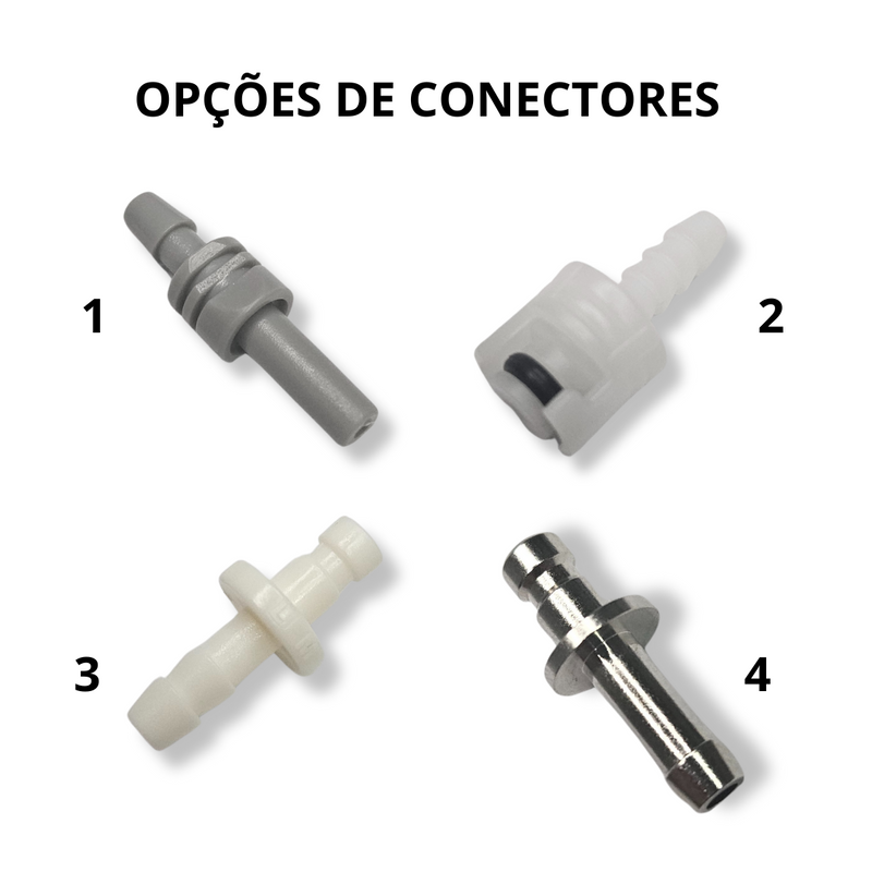 Conectores para Kit Manguitos Reutilizáveis 1 Via Veterinário