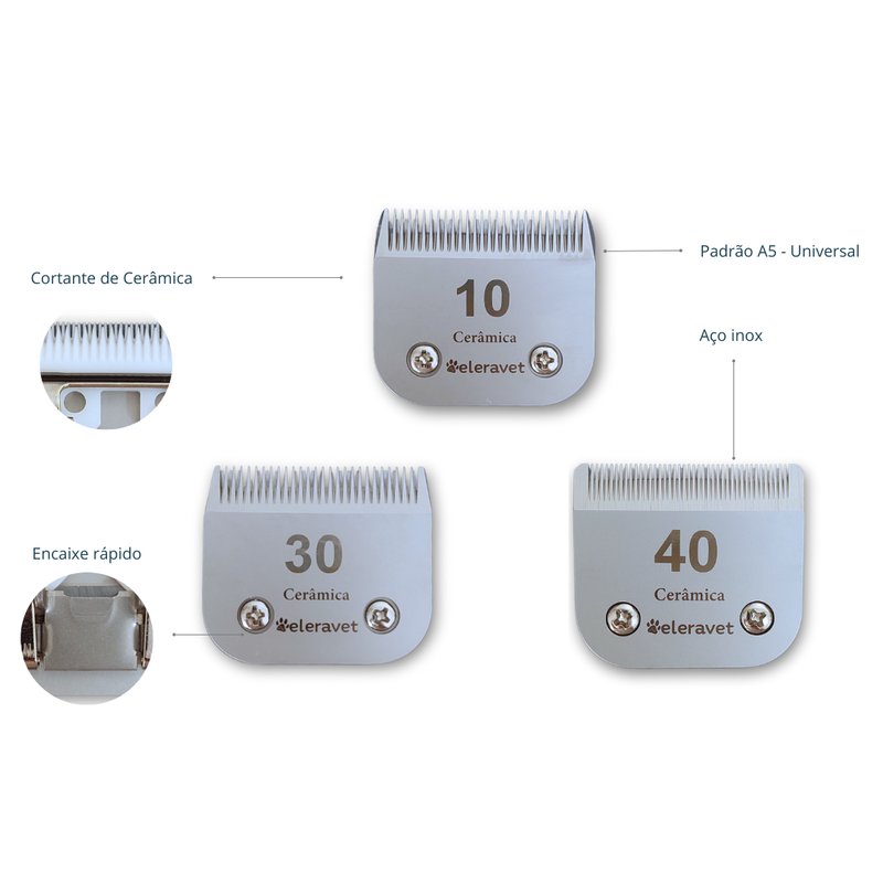 Lâmina de Tosa Profissional Padrão Universal A5