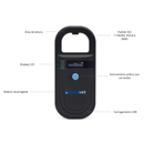 Leitor de Microchip Animal EV-LM1 Veterinário
