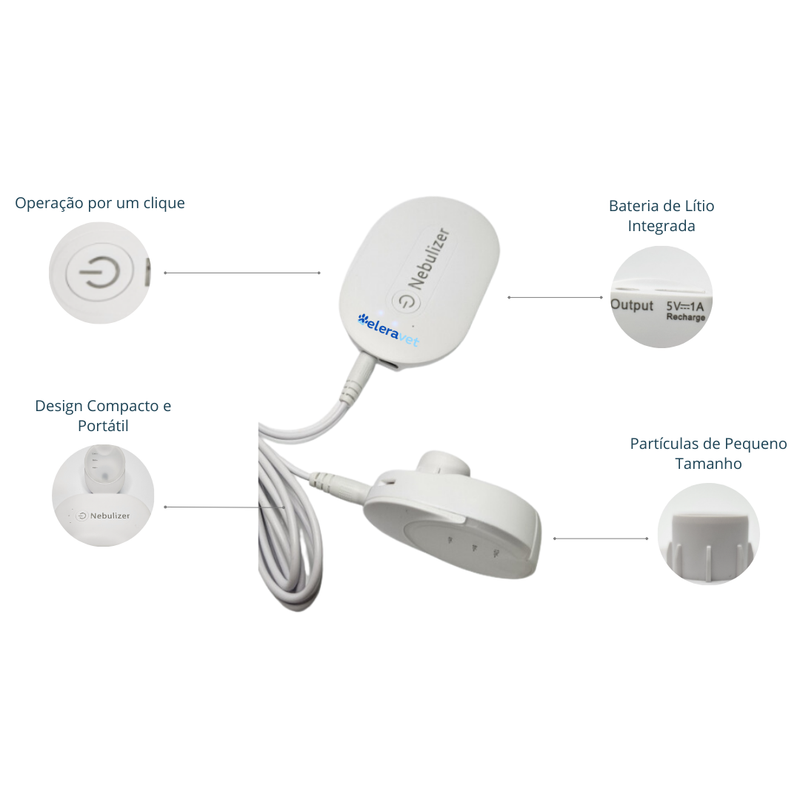 Nebulizador Ultrassônico EV-NU1 Veterinário