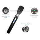 Oftalmoscópio de Led EV-OF1 Veterinário