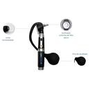 Otoscópio de Fibra Óptica + Pêra EV-OT2 Veterinário