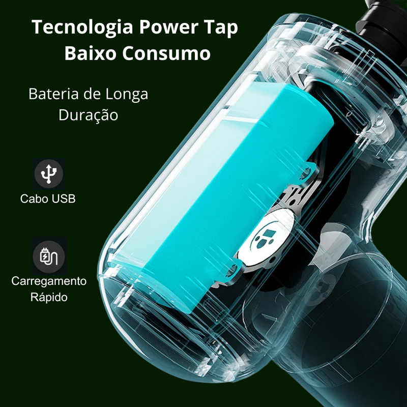 Pistola Massageadora Com Aquecimento Booster Mini V3