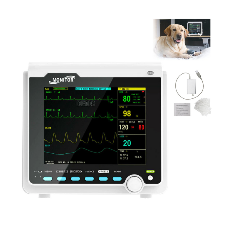 Monitor de Sinais Vitais 8" Contec CMS6000 Veterinário