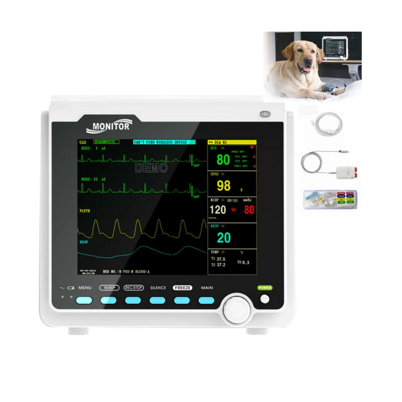 Monitor de Sinais Vitais 8" Contec CMS6000 Veterinário