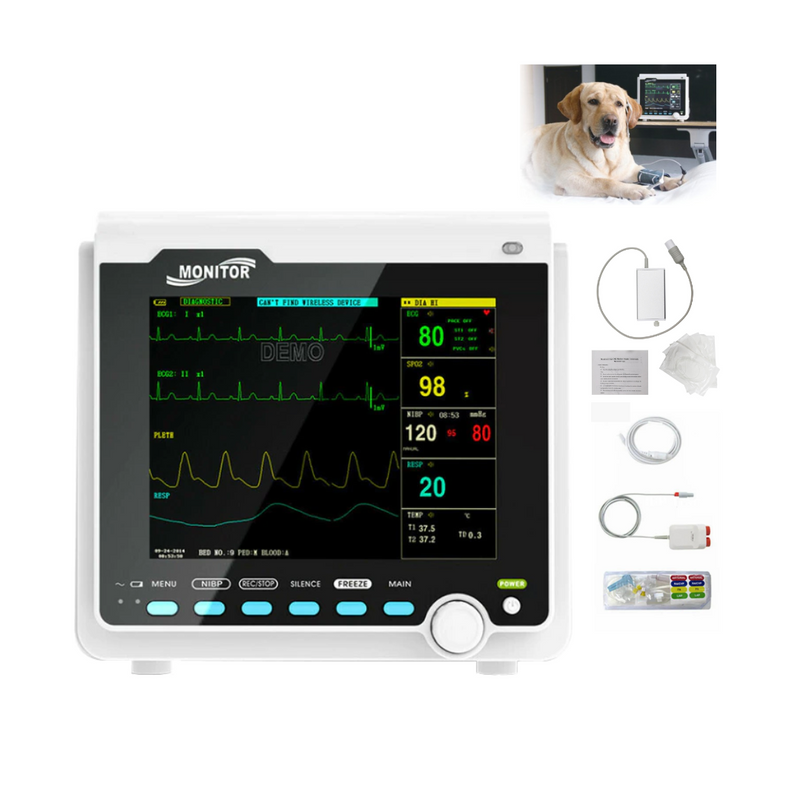 Monitor de Sinais Vitais 8" Contec CMS6000 Veterinário