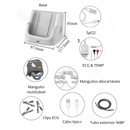 Acessórios Monitor Multiparamétrico Portátil EM-AM6200 Veterinário