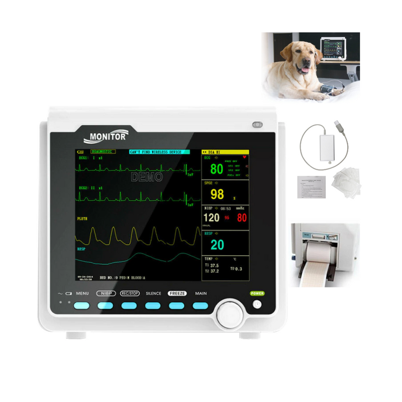 Monitor Multiparamétrico 8" Contec CMS6000 Veterinário