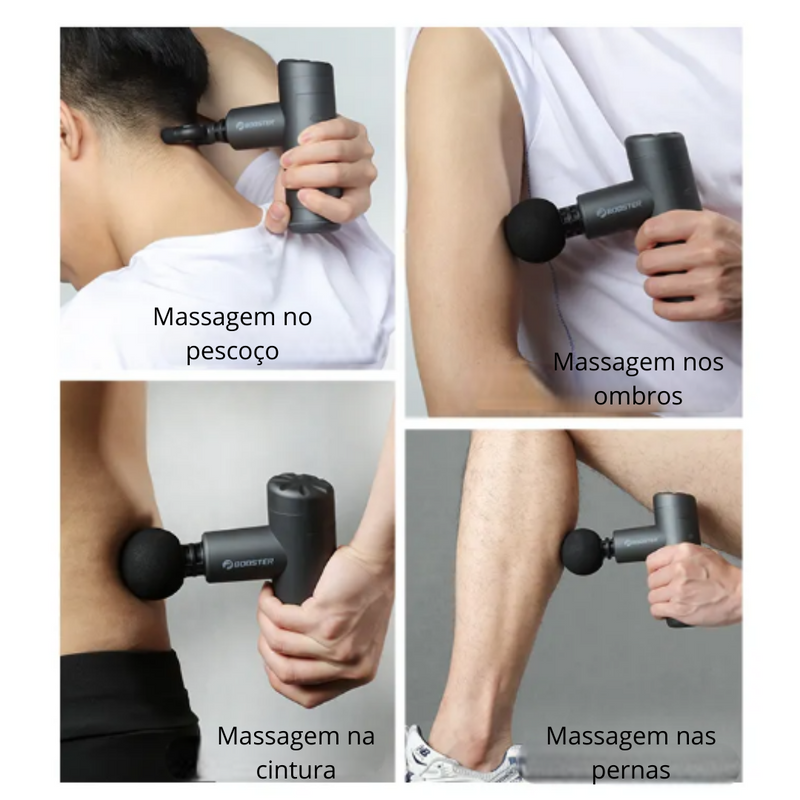 Pistola Massageadora Impulsionador Booster Mini X