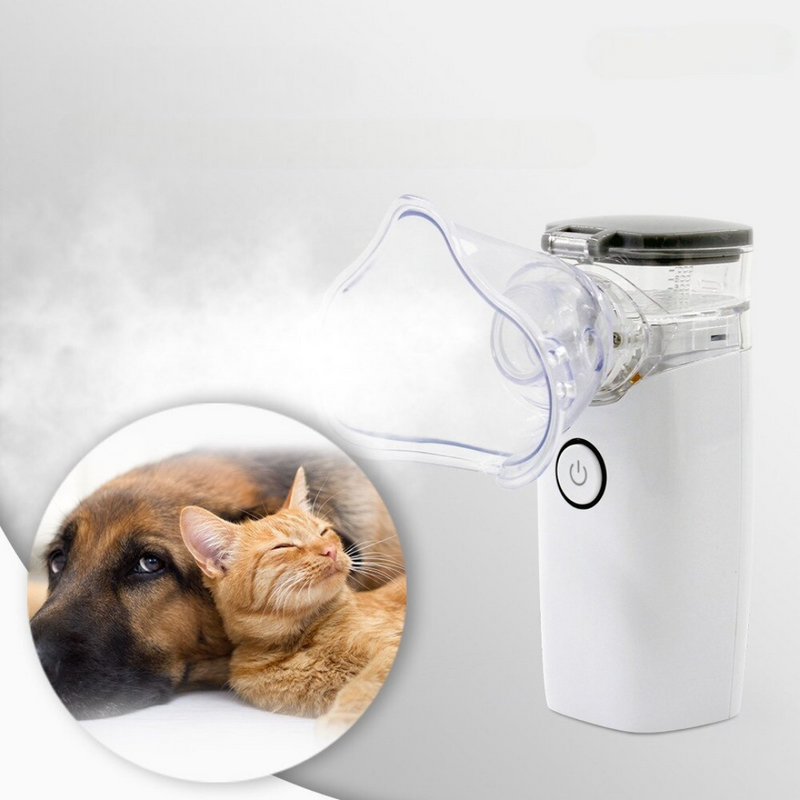 Nebulizador Ultrassônico Recarregável Mesh Contec NE-M01L Veterinário