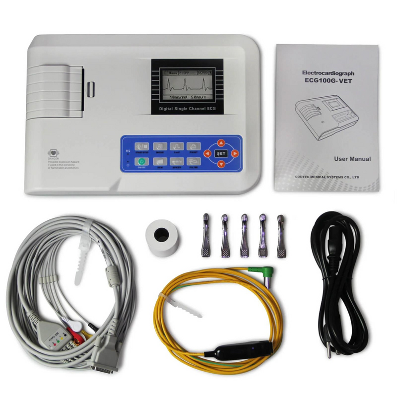 Eletrocardiógrafo Digital EM-ECG100G Veterinário 5