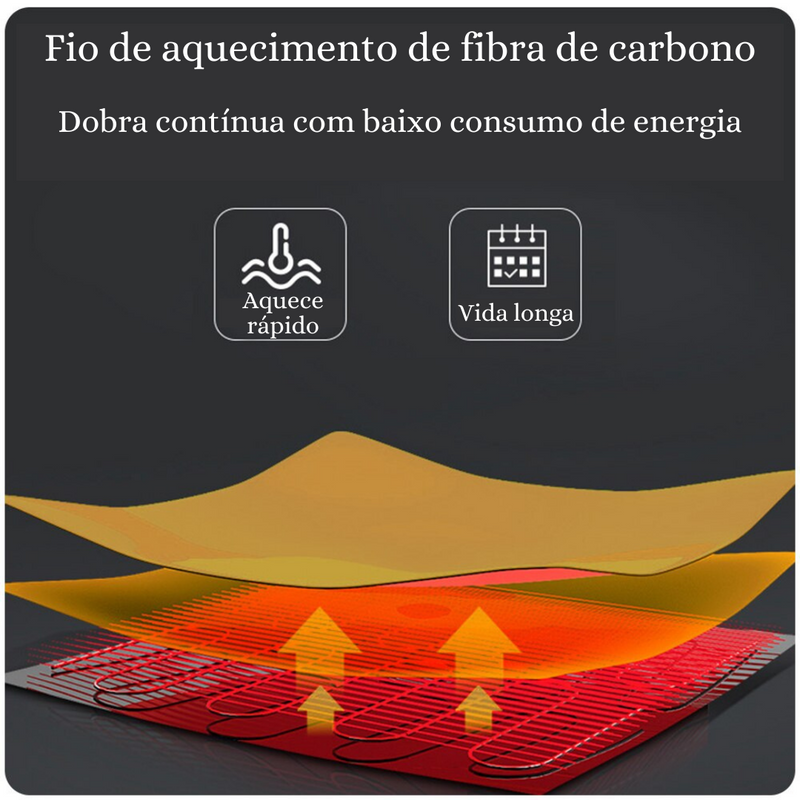 Almofada com Aquecimento Elétrico com Fonte